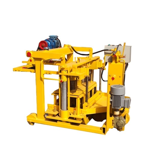 mobile brick machine manual brick press machine qt40-3a