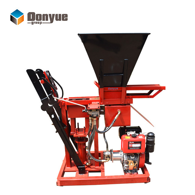 QTS1-25 hydraulic interlocking clay brick block making machine