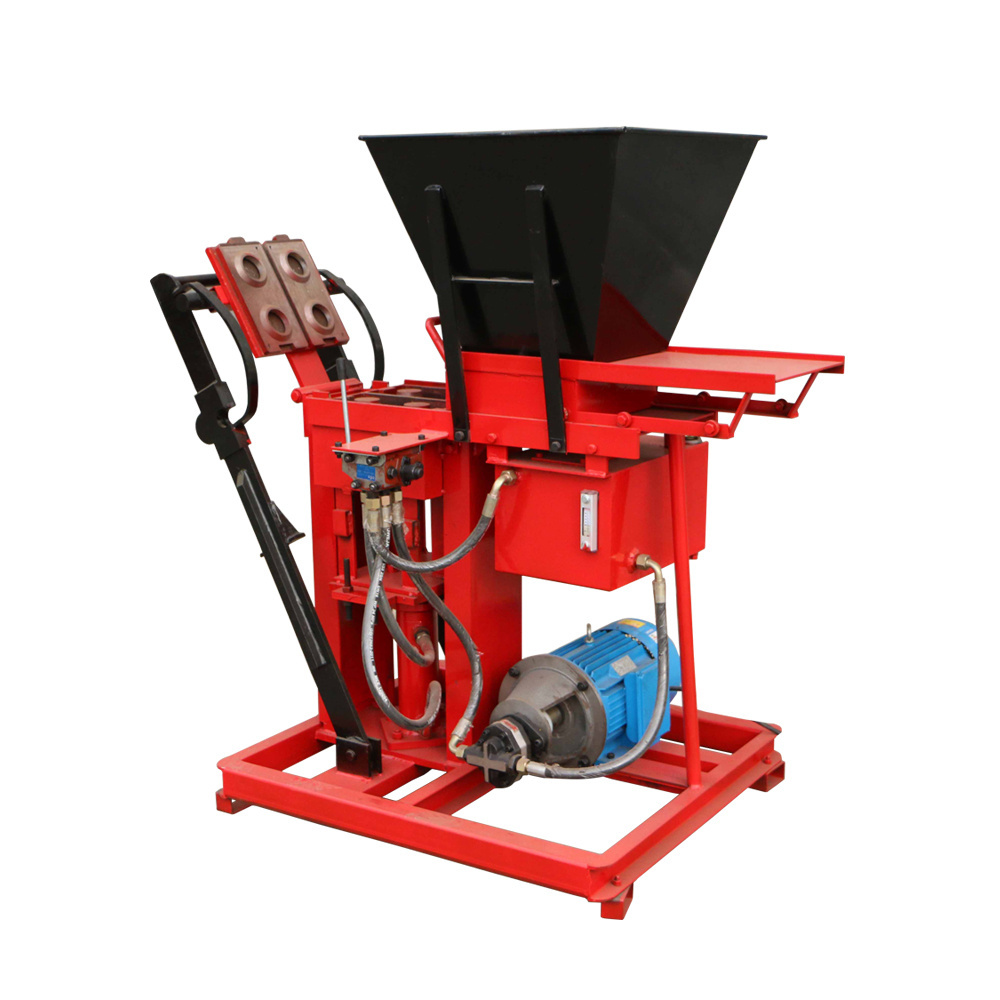 interlock automatic clay brick machine hydraulic press for making blocks ecological electric interlocking