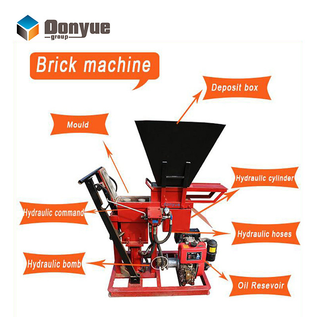 QTS1-25 hydraulic interlocking clay brick block making machine ...