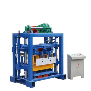 Manual Brick Making Machine Qt40-2 Hollow Concrete Block Machine Brick Factory