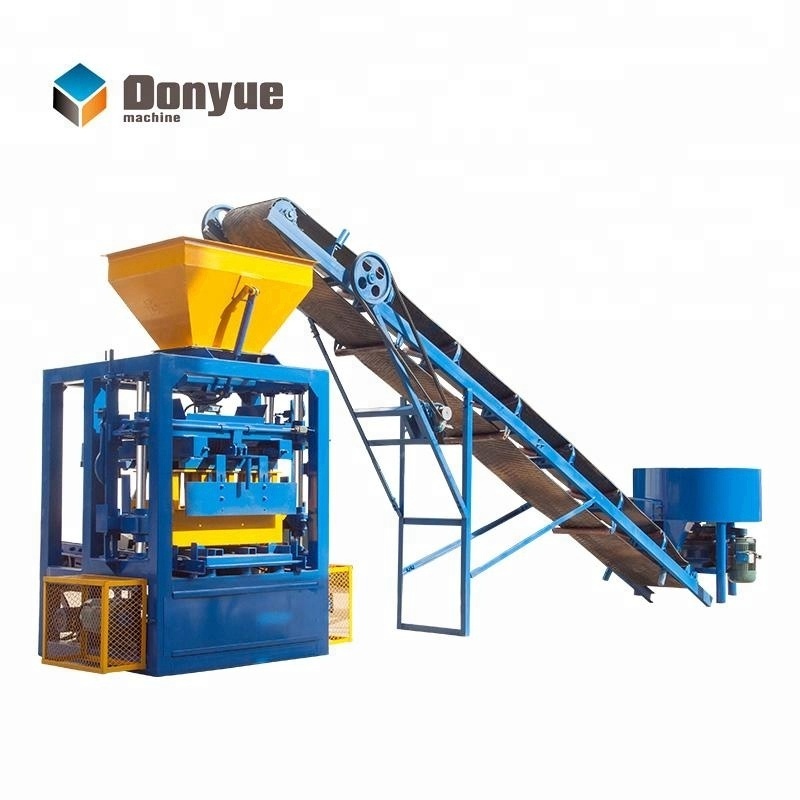 cheap qt4 - 24 semi automatic hollow block making machine interlocking cement brick making machinery