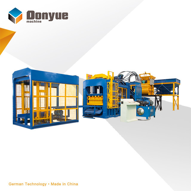 hot sale QT6 - 15 cement interlocking brick making machinery  automatic hollow concrete block making machine