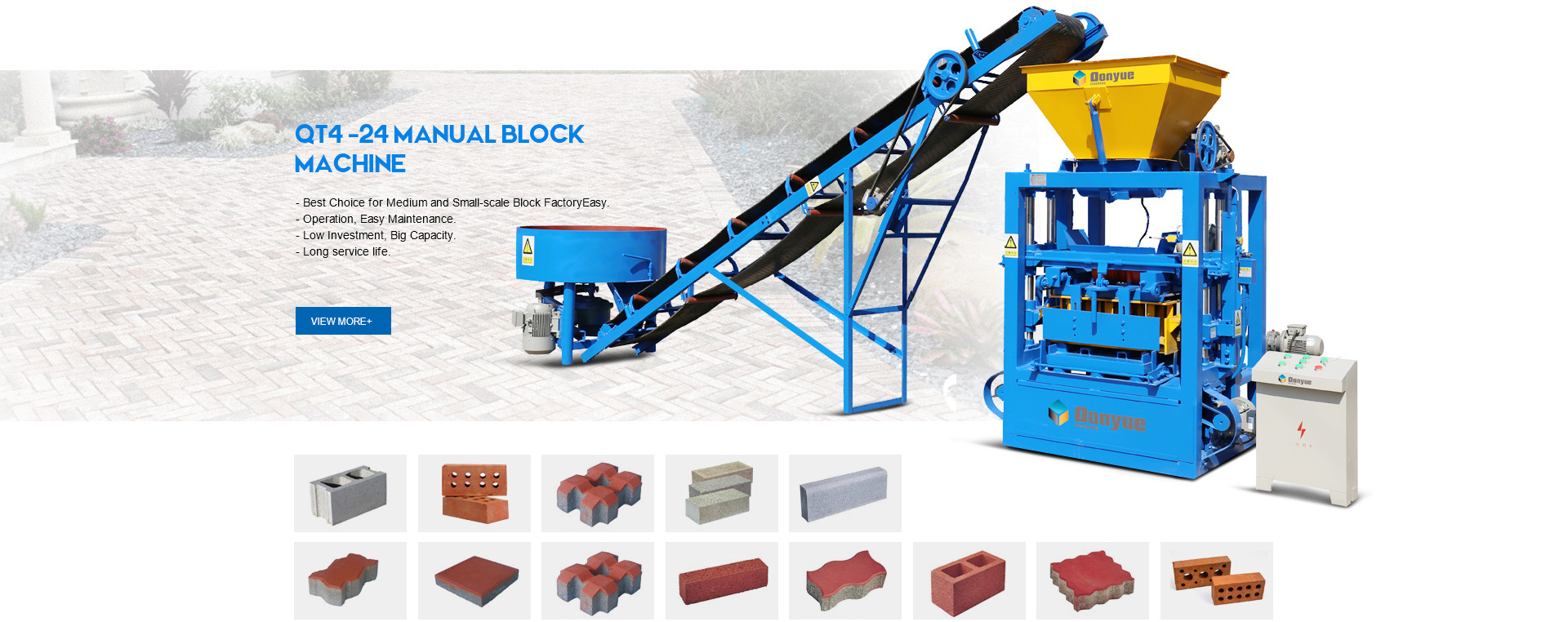 semi-automatic energy saving block making machinery sales in south Africa