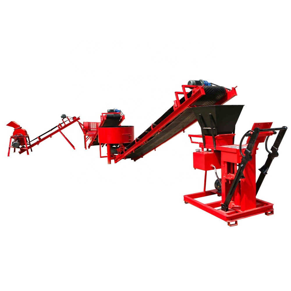 interlock automatic clay brick machine hydraulic press for making blocks ecological electric interlocking