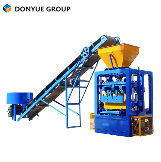 semi automatic qt 4-24 Concrete hollow block making machine price bricks cement maker