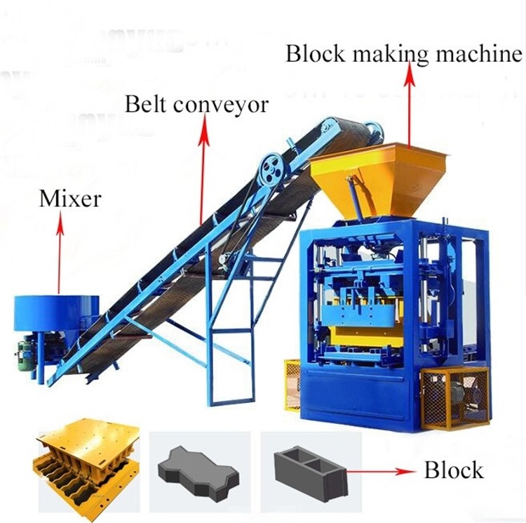 QT4-24 machine block make cement block machine concrete block mold