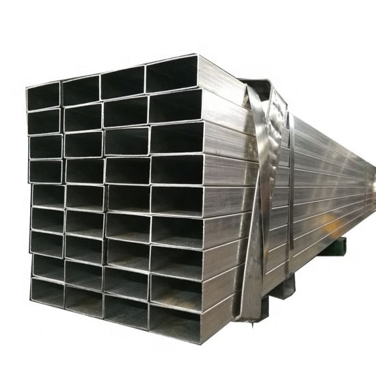 High Quality Black square pipe iron rectangular tube welded Galvanized Square Steel Pipes