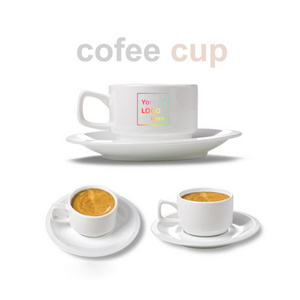 Melamine Tea Cup Coffee Cup with Saucer Wholesale Unbreakable Restaurant Camping Carton Packaging CLASSIC Sustainable 100pcs