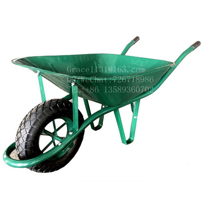 CHINA steel wheelbarrow WB6400 construction wheelbarrow 150KG max load wheel barrow master wheelbarrows with solid wheel