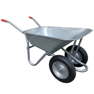 heavy duty and big capacity 90L construction wheelbarrow and two wheels garden wheel barrow WB5009