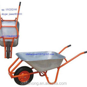 Heavy Duty Brick and Concrete Wheelbarrow WB6415 with Steel Tray