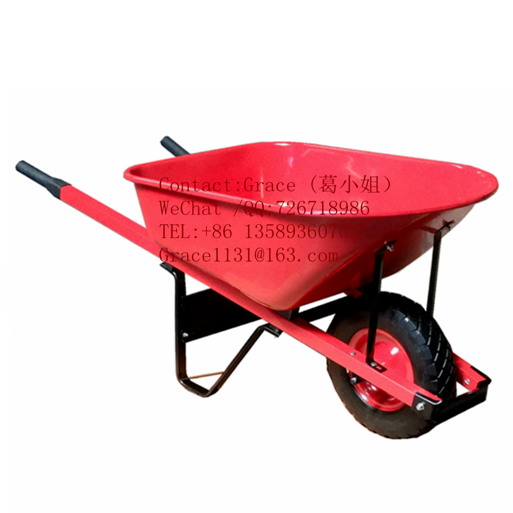 7CBF 100L 200kg capacity heavy duty wheelbarrow for garden farm wheelbarrows construction trolleys steel wheel barrow