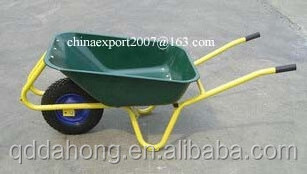 Heavy Duty Brick and Concrete Wheelbarrow WB6415 with Steel Tray