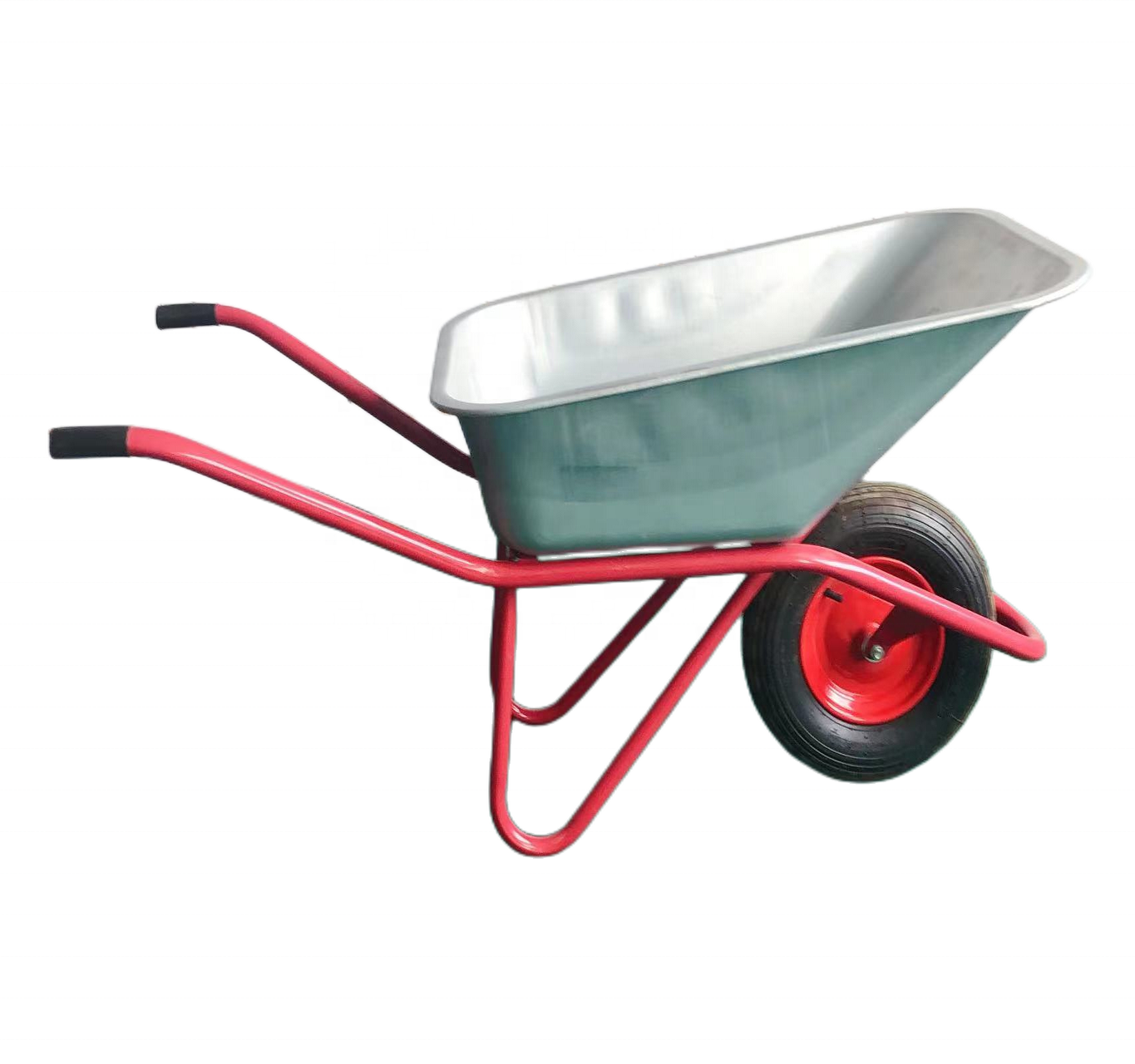 factory promotion  wheelbarrow 90L galvanized steel tray