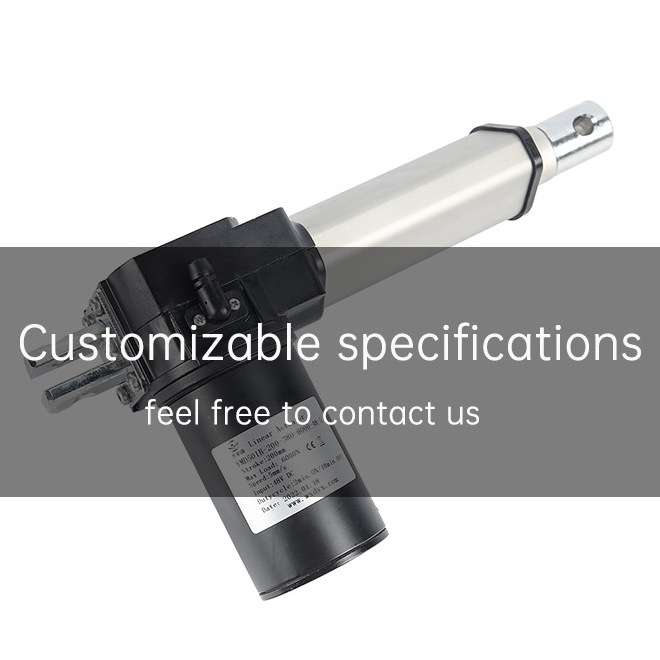 6000n load 24v dc brushed motor customized stroke with Limit Switch electric Linear Actuator