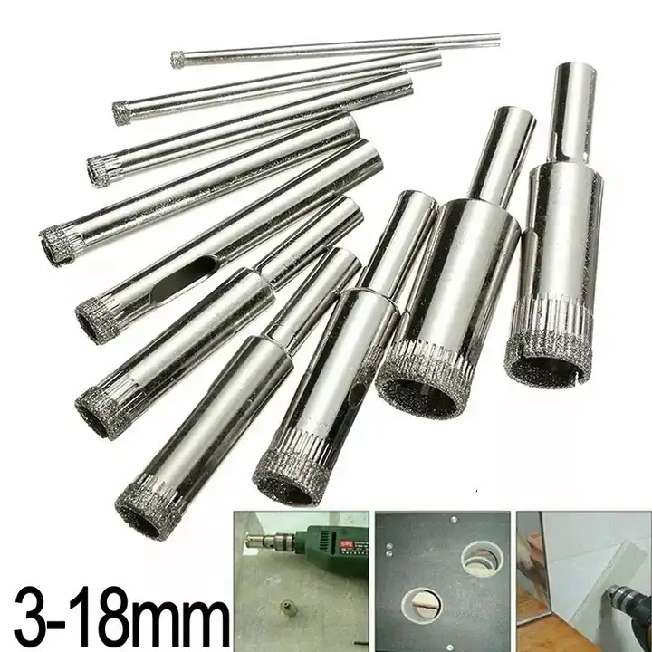 Electroplated Diamond Hole Saw Core Drill Bit for Masonry Glass Marble Tile Cutter