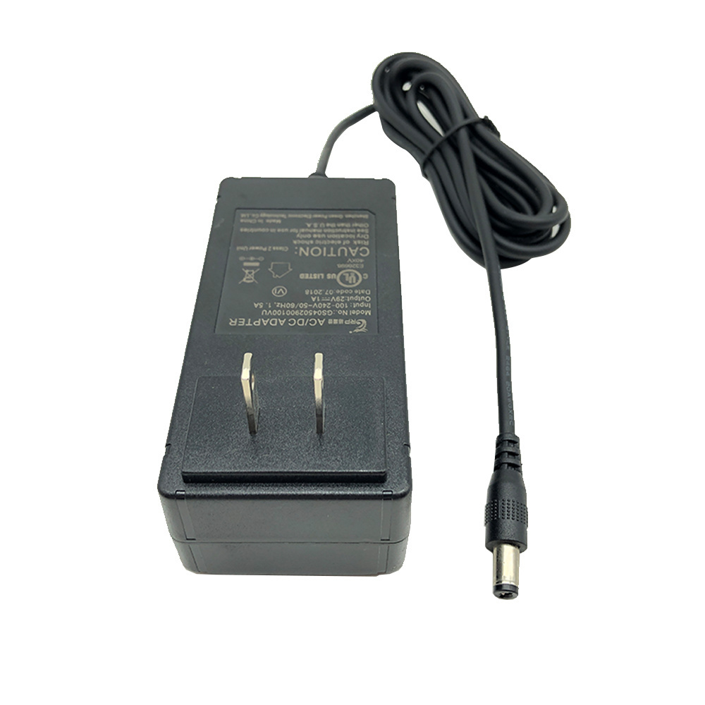 Universal Input 100-240V 50/60 hz 29V 1.5A Power Adapter 29 Volt with 5.5*2.1mm Plug Pin DC Adaptor