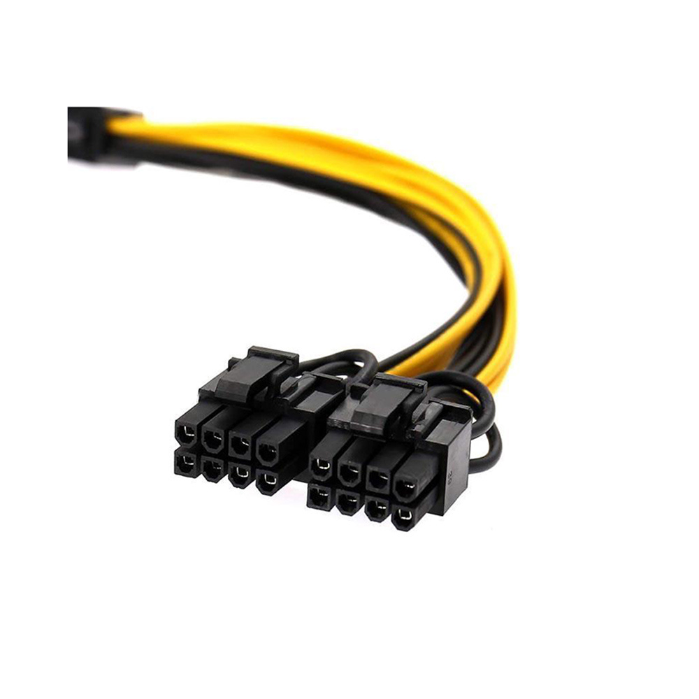 ATX CPU 8 Pin PCI-E to Dual PCIe 2X 8Pin (6+2) Splitter 16AWG 18AWG Power Cable PCI Graphics Card Connector PC GPU/PSU