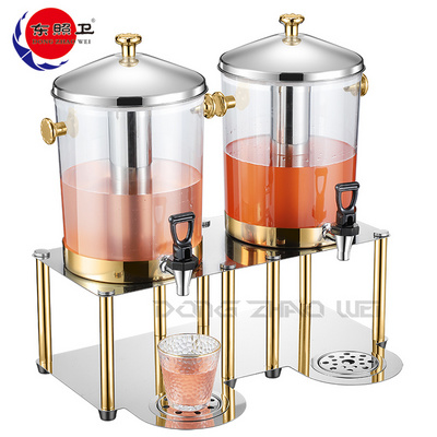 Restaurant Equipment Commercial Dispenser Juice Ice Cool Or Hot Drink Beverage Dispenser  8L/16L Gold Juicer Dispenser