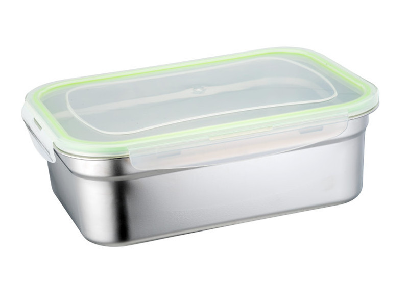 High quality reusability  big sizes stainless steel food containers keep food fresh box lunch food storage box