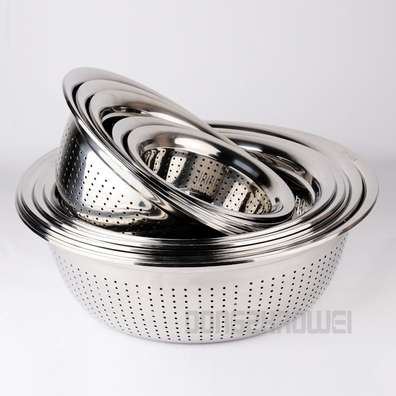 Factory Direct Mixing Bowls Custom Large Size Salad Stainless Steel Japanese Basin Vegetables Salad The Mixing Bowl