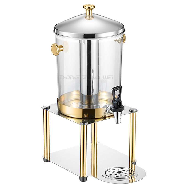 Restaurant Equipment Commercial Dispenser Juice Ice Cool Or Hot Drink Beverage Dispenser  8L/16L Gold Juicer Dispenser