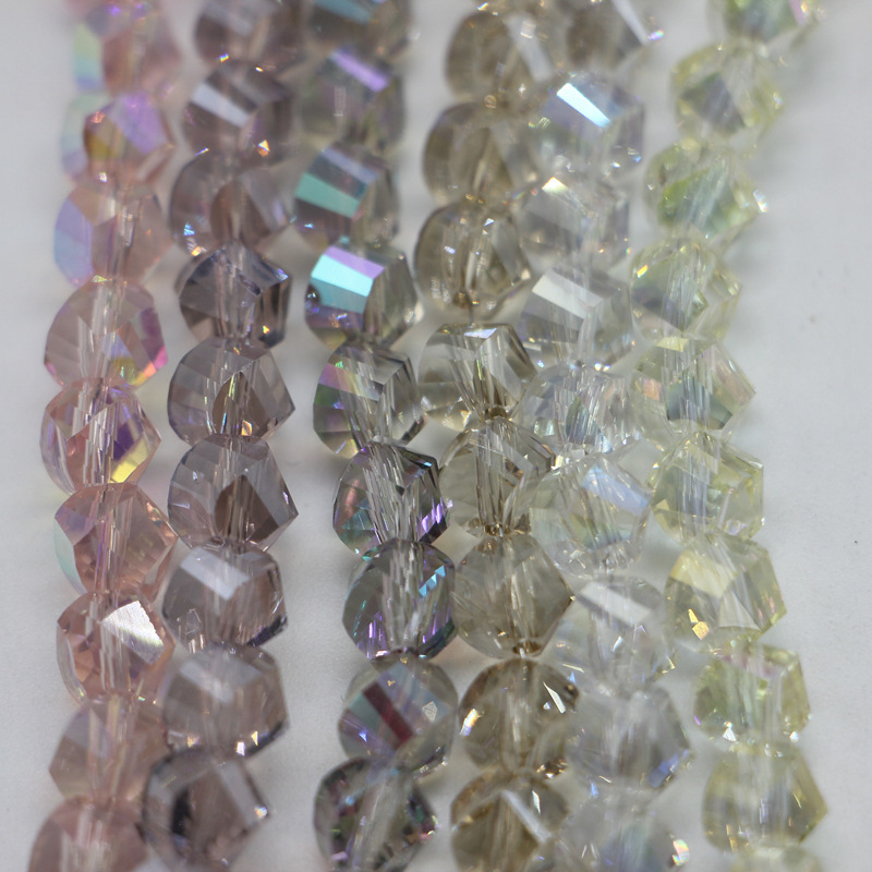 Wholesale Colorful  Crystal Loose Bead 8mm Glass Beads DIY Handmade Loose Beads For Jewelry Making