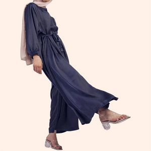 2021 Middle East Arabic Oversized Long Sleeve Ladies Islamic Clothing Jumpsuit