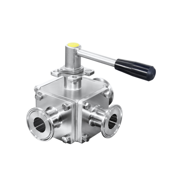 Donjoy customized multi port stainless steel ball valve non retention 3 way ball valves