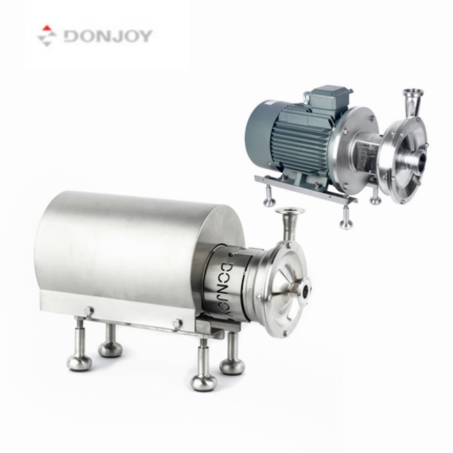 DONJOY dairy milk juice transfer food grade ss304 316L centrifugal pump with single mechanical seal