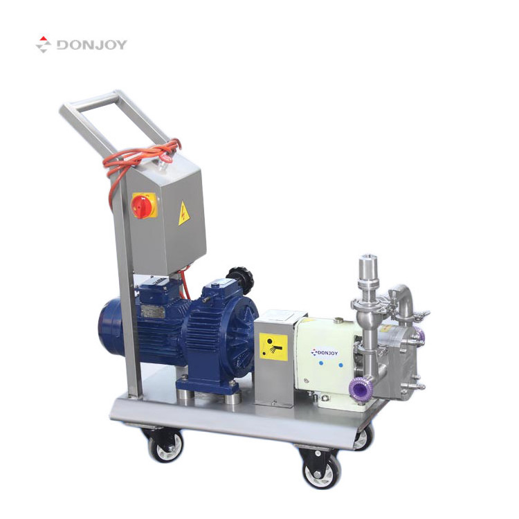 Mobile Lobe Rotor Gear Pump with Explosion-Proof Motor 3A Certification