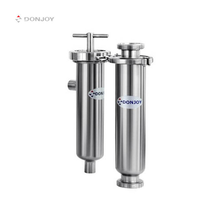 DONJOY 304 316L sanitary angle filter stainless steel filter water filter