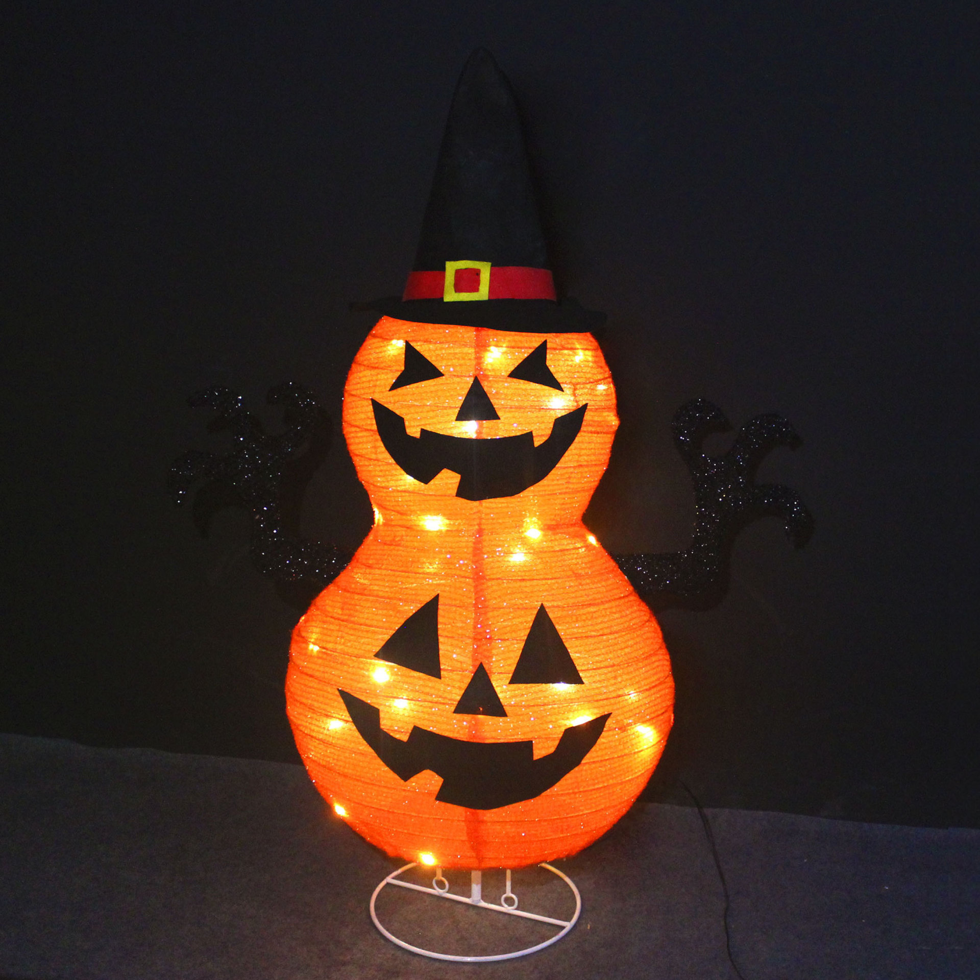 2023 Halloween Eve Outdoor Decoration Ghost Pumpkin Creepy Ornament LED Halloween lights