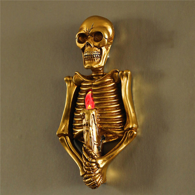 2023 Halloween decoration wall hanging stove Skeleton Flame pendant Gift lights for Halloween Eve