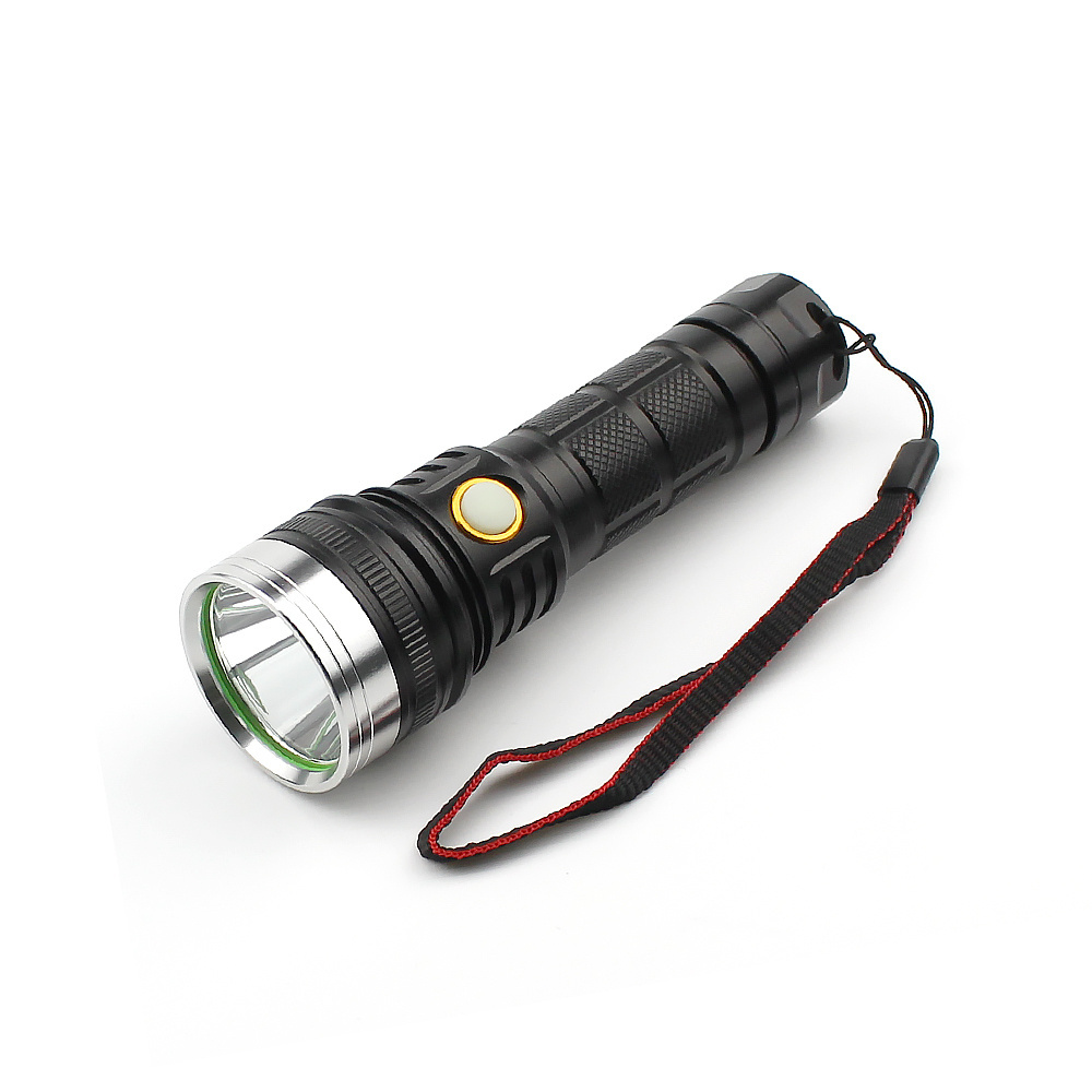 Donlyn Portable 4 models Aluminum Lumiuns 2000 High Lumen Led Type-C Rechargeable Flashlight