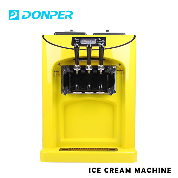 frozen yogurt ice cream machine 3 flavor fruit commercial soft serve ice cream maker machine maquina de helados