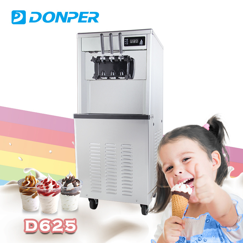 Chinese ice cream machine D635 Donper new products D625 spaghetti ice cream machine