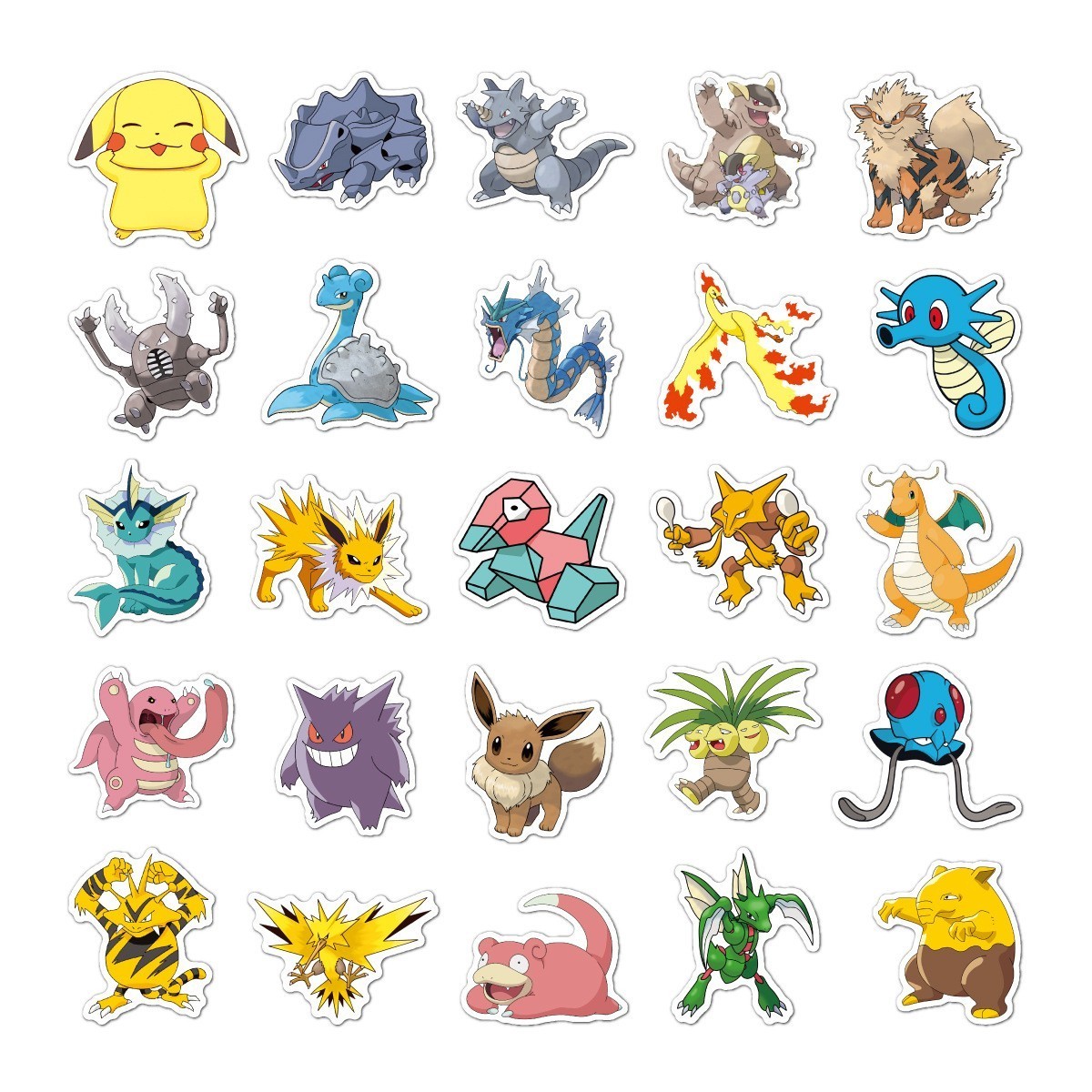 100pcs Wall Decals Room Decorations Pokemoned Pokeball Decor Stickers Cartoon Stickers