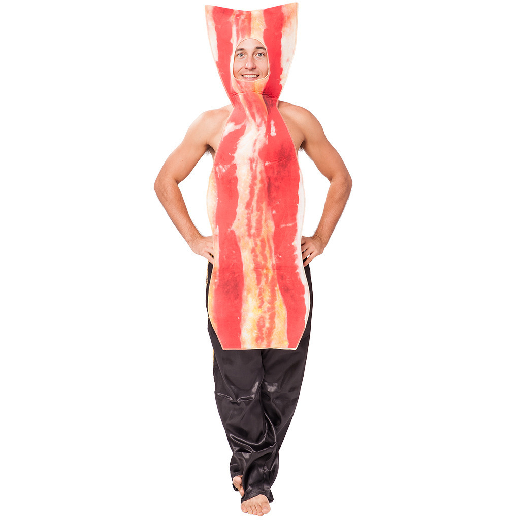 Halloween Party Stage Performance Costume Food Costume Funny Ham meat Costume