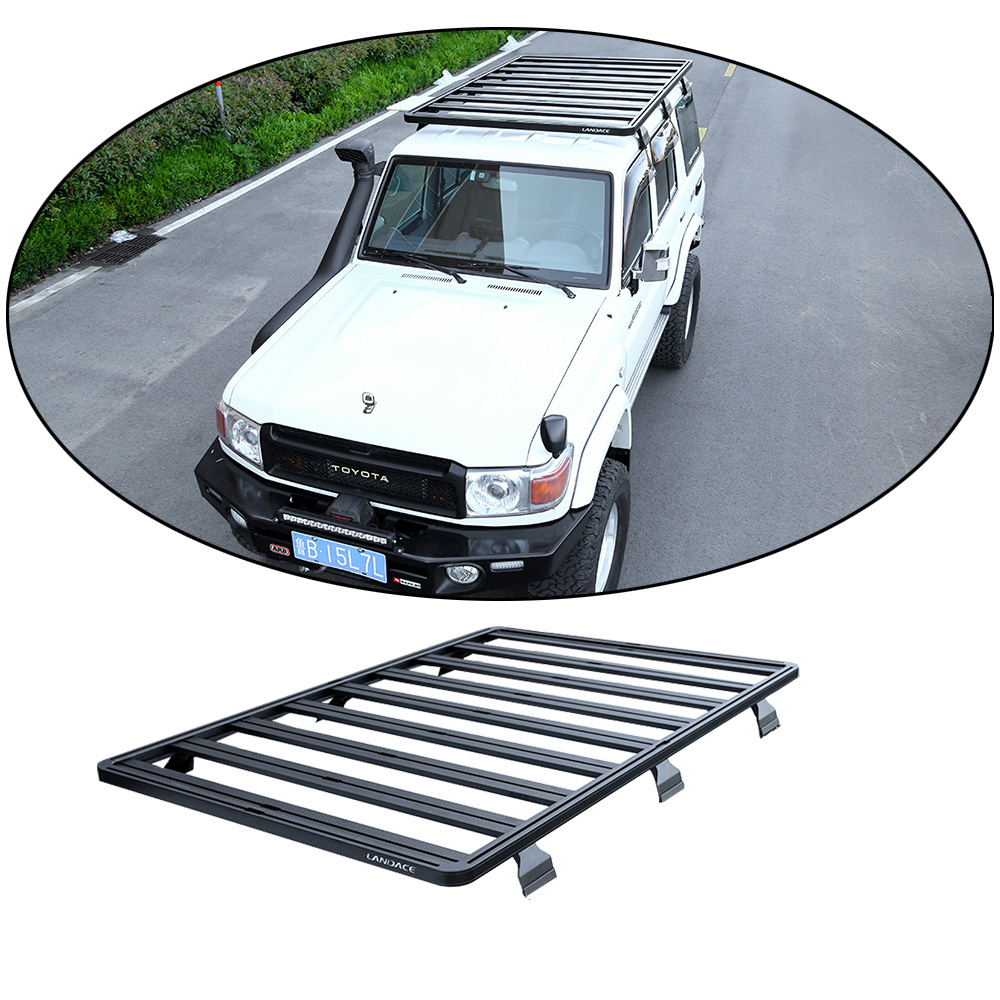 Factory Direct 4X4 Offroad Car Accessories Universal Aluminum Alloy Roof Rack For Toyota LC76