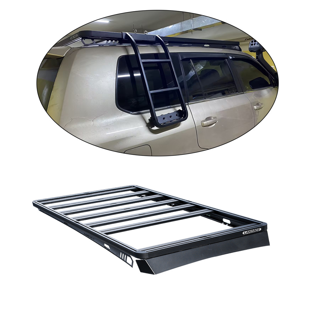 off road 4x4 accessories universal aluminum alloy roof rack mount basket 4runner car roof rack