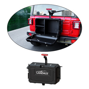 4X4 Off road  jeep Wrangler Jk JL Accessories Side Window Expansion Storage Box Jeep Side Tool Box