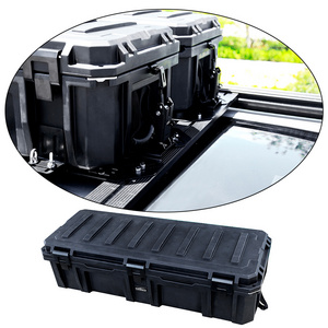 4WD 4x4 exterior accessories High Strength LLDPE Plastic Camping storage Box Mounting on Car Roof Rack Heavy Duty Tool Box No re