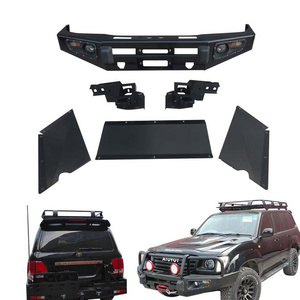 Off Road 4x4 Accessories Car Body Kit Land Cruiser LC100 Bull Bar Front Car Bumpers for Toyota