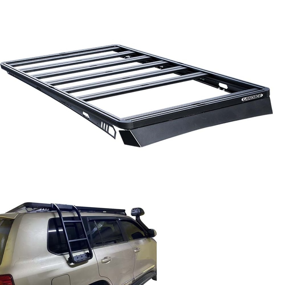 off road 4x4 accessories universal aluminum alloy roof rack mount basket 4runner car roof rack