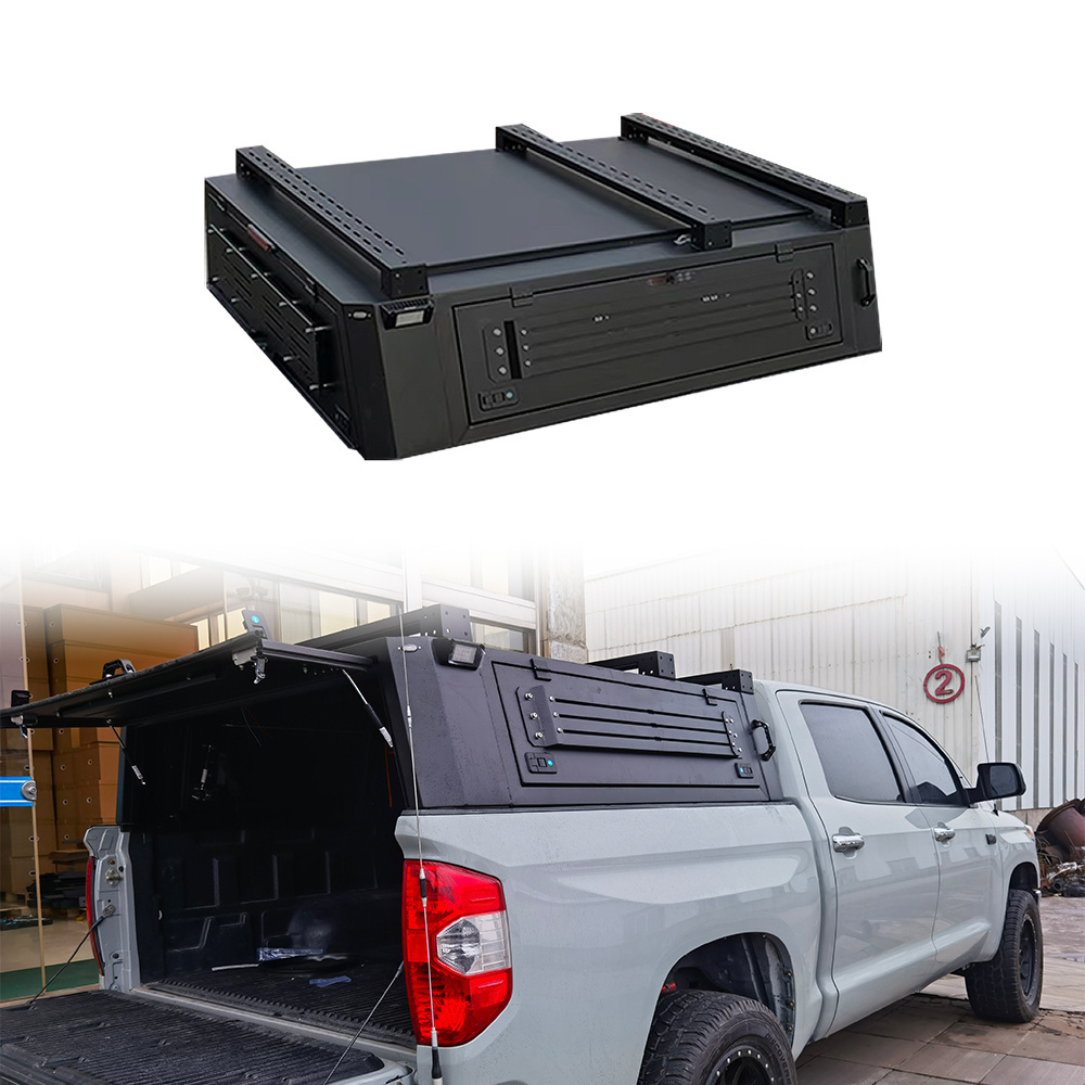 Aluminum Alloy Pickup Accessories Truck Bed Rack System 2023 Tundra Hardtop Canopy for Toyota