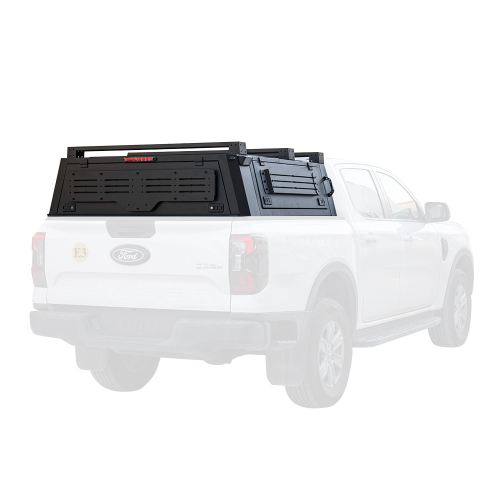 4x4 Auto Accessories Aluminum Alloy 2023 Ranger Pickup Truck Bed Hardtop Topper Canopy for Ford