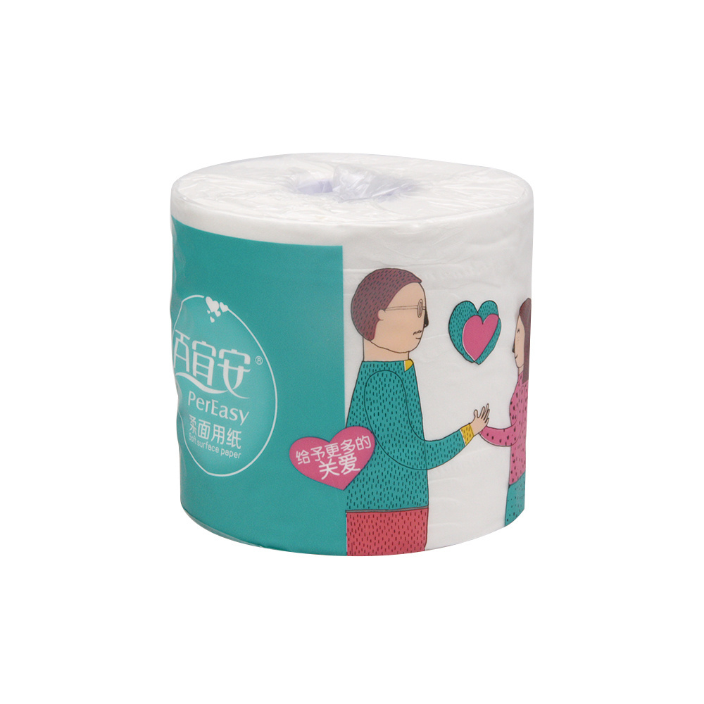 China made soft Printed white toilet paper tissue paper toilet tissue