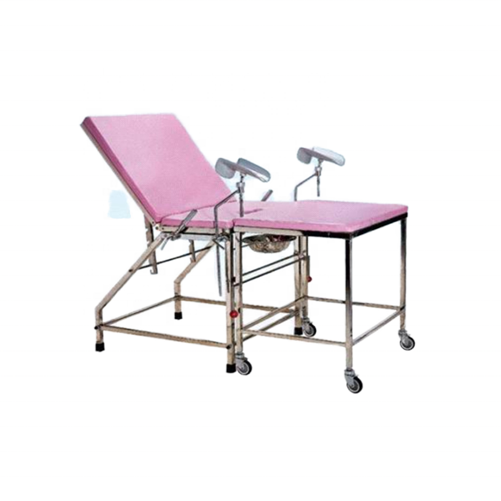 Factory Portable Exam Table With Stirrups Obstetric/Gynecological Delivery Bed